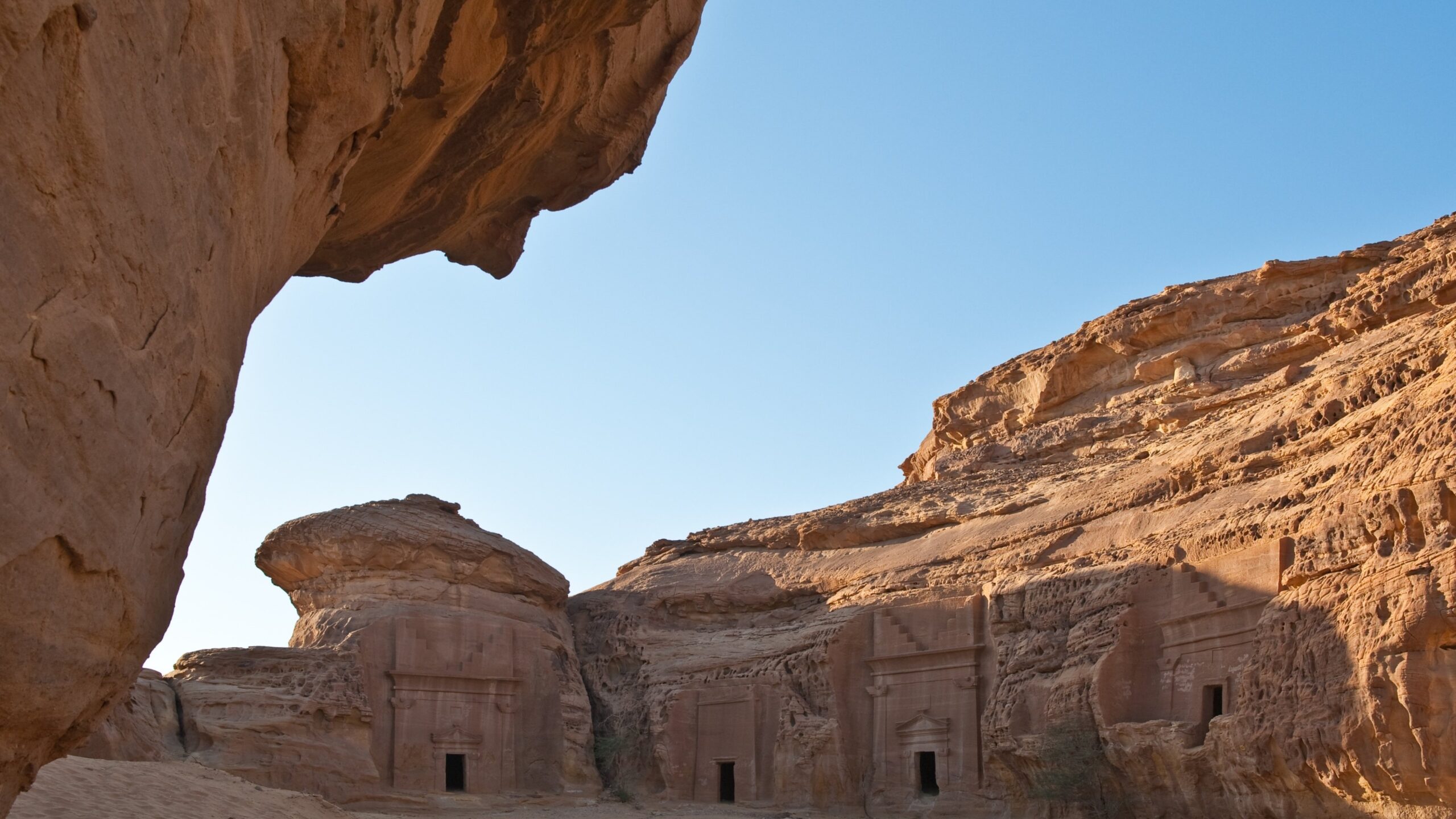 Nabatean tomb in Madain Saleh